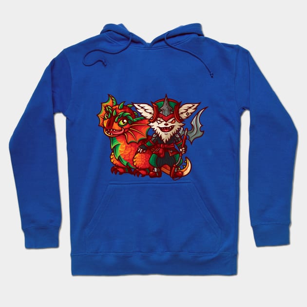 Kled and Skaarl Hoodie by BeataObscura